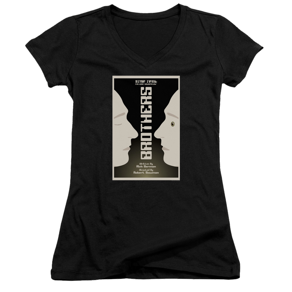 Star Trek The Next Generation Tng Season 4 Episode 3 - Juniors V-Neck T-Shirt Juniors V-Neck T-Shirt Star Trek   