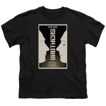 Black youth t-shirt for ages 8 to 12 with Star Trek The Next Generation Tng Season 4 Episode 3 graphic