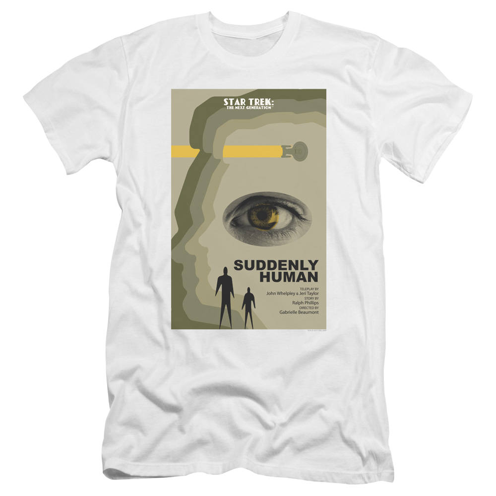 Star Trek The Next Generation Tng Season 4 Episode 4 - Men's Premium Slim Fit T-Shirt Men's Premium Slim Fit T-Shirt Star Trek   