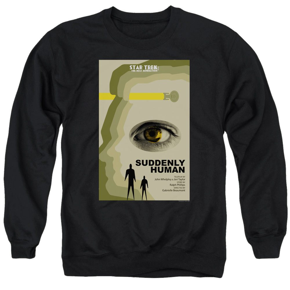 Star Trek The Next Generation Tng S4 Ep4 - Men's Crewneck Sweatshirt Men's Crewneck Sweatshirt Star Trek   