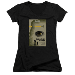 Star Trek The Next Generation Tng Season 4 Episode 4 - Juniors V-Neck T-Shirt Juniors V-Neck T-Shirt Star Trek   