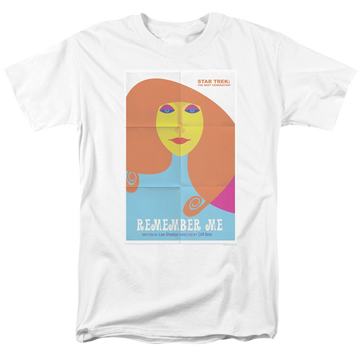 White men's regular fit t-shirt with Star Trek The Next Generation Season 4 Episode 5 graphic