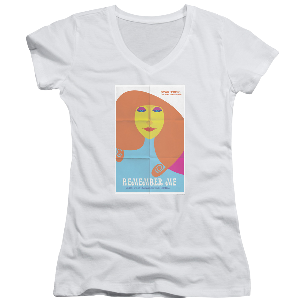 Star Trek The Next Generation Tng Season 4 Episode 5 - Juniors V-Neck T-Shirt Juniors V-Neck T-Shirt Star Trek   