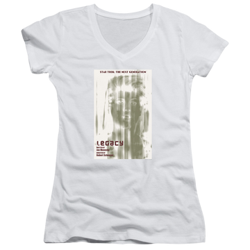 Star Trek The Next Generation Tng Season 4 Episode 6 - Juniors V-Neck T-Shirt Juniors V-Neck T-Shirt Star Trek   