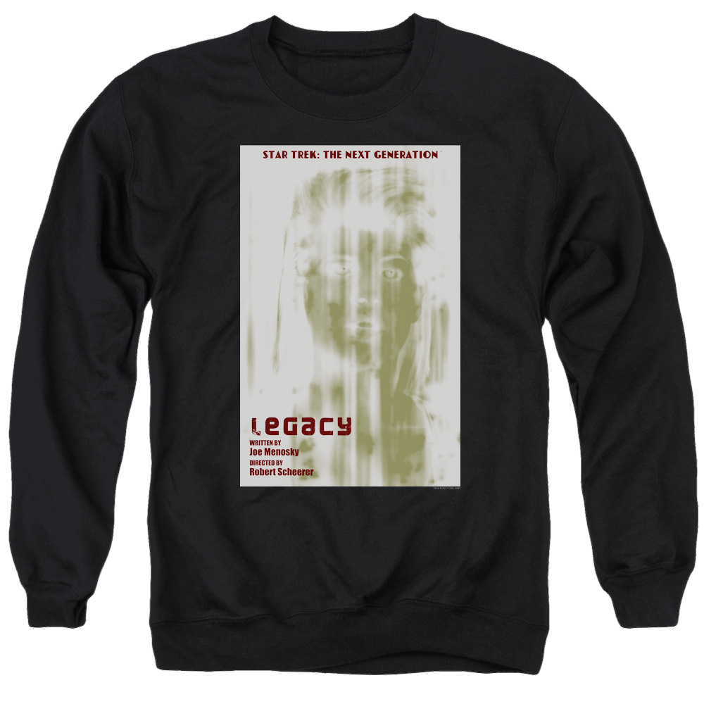 Star Trek The Next Generation Tng S4 Ep6 - Men's Crewneck Sweatshirt Men's Crewneck Sweatshirt Star Trek   