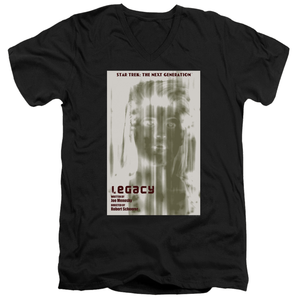 Star Trek The Next Generation Tng Season 4 Episode 6 - Men's V-Neck T-Shirt Men's V-Neck T-Shirt Star Trek   