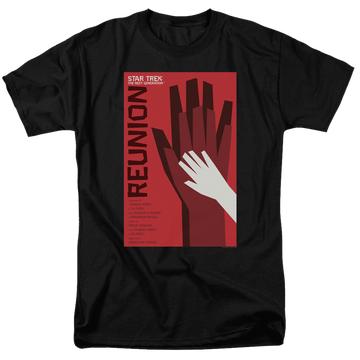 Black men's regular fit t-shirt with Star Trek The Next Generation Tng Season 4 Episode 7 graphic