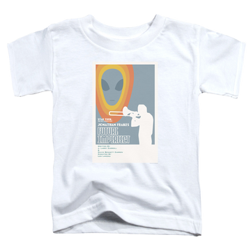 White toddler t-shirt with Star Trek The Next Generation Tng Season 4 Episode 8 graphic