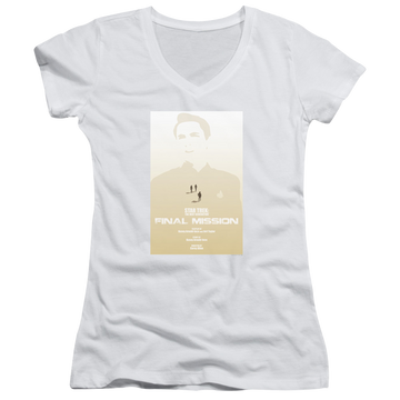 Star Trek The Next Generation Tng Season 4 Episode 9 - Juniors V-Neck T-Shirt Juniors V-Neck T-Shirt Star Trek   