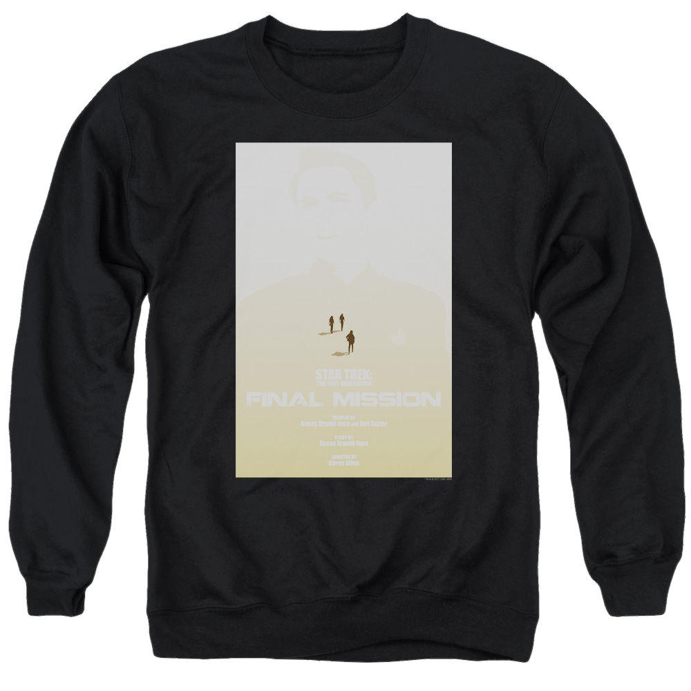 Star Trek The Next Generation Tng S4 Ep9 - Men's Crewneck Sweatshirt Men's Crewneck Sweatshirt Star Trek   