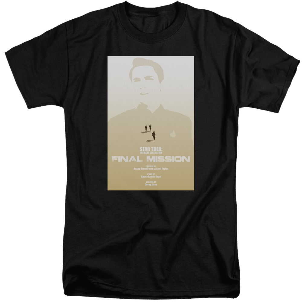 Star Trek The Next Generation Tng Season 4 Episode 9 - Men's Tall Fit T-Shirt Men's Tall Fit T-Shirt Star Trek   