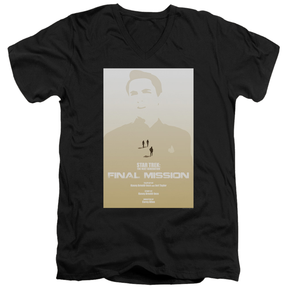 Star Trek The Next Generation Tng Season 4 Episode 9 - Men's V-Neck T-Shirt Men's V-Neck T-Shirt Star Trek   