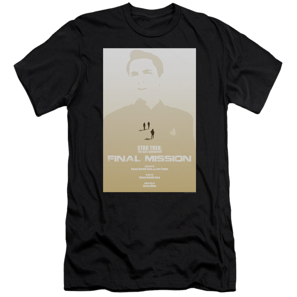 Star Trek The Next Generation Tng Season 4 Episode 9 - Men's Premium Slim Fit T-Shirt Men's Premium Slim Fit T-Shirt Star Trek   