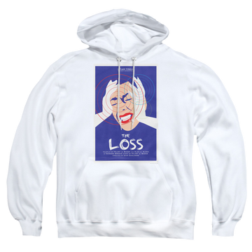 White pullover hoodie with Star Trek The Next Generation Tng Season 4 Episode 10 graphic