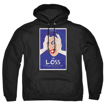 Black pullover hoodie with Star Trek The Next Generation Tng Season 4 Episode 10 graphic