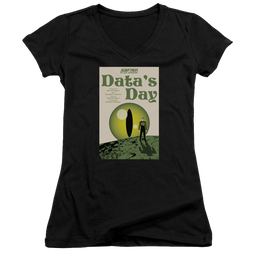Star Trek The Next Generation Tng Season 4 Episode 11 - Juniors V-Neck T-Shirt Juniors V-Neck T-Shirt Star Trek   