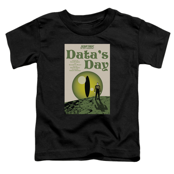 Black toddler t-shirt with Star Trek The Next Generation Tng Season 4 Episode 11 graphic