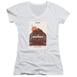 Star Trek The Next Generation Tng Season 4 Episode 12 - Juniors V-Neck T-Shirt Juniors V-Neck T-Shirt Star Trek   