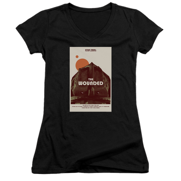Star Trek The Next Generation Tng Season 4 Episode 12 - Juniors V-Neck T-Shirt Juniors V-Neck T-Shirt Star Trek   