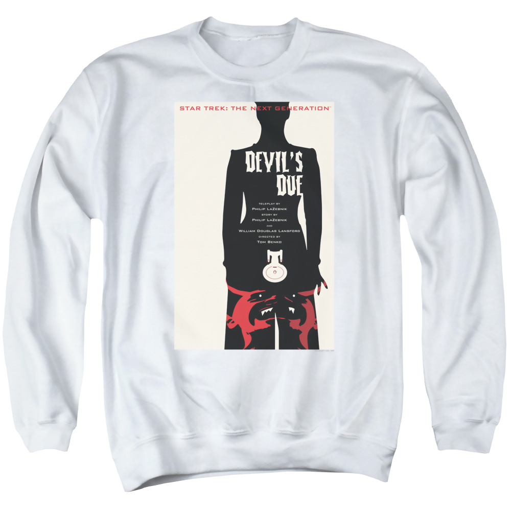 Star Trek The Next Generation Tng S4 Ep13 - Men's Crewneck Sweatshirt Men's Crewneck Sweatshirt Star Trek   