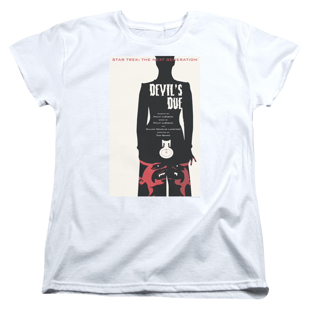 Star Trek The Next Generation Tng Season 4 Episode 13 - Women's T-Shirt Women's T-Shirt Star Trek   