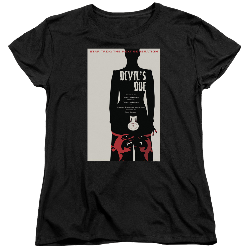 Star Trek The Next Generation Tng Season 4 Episode 13 - Women's T-Shirt Women's T-Shirt Star Trek   