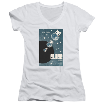 Star Trek The Next Generation Tng Season 4 Episode 14 - Juniors V-Neck T-Shirt Juniors V-Neck T-Shirt Star Trek   