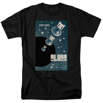 Black men's regular fit t-shirt with Star Trek The Next Generation S4 E14 graphic