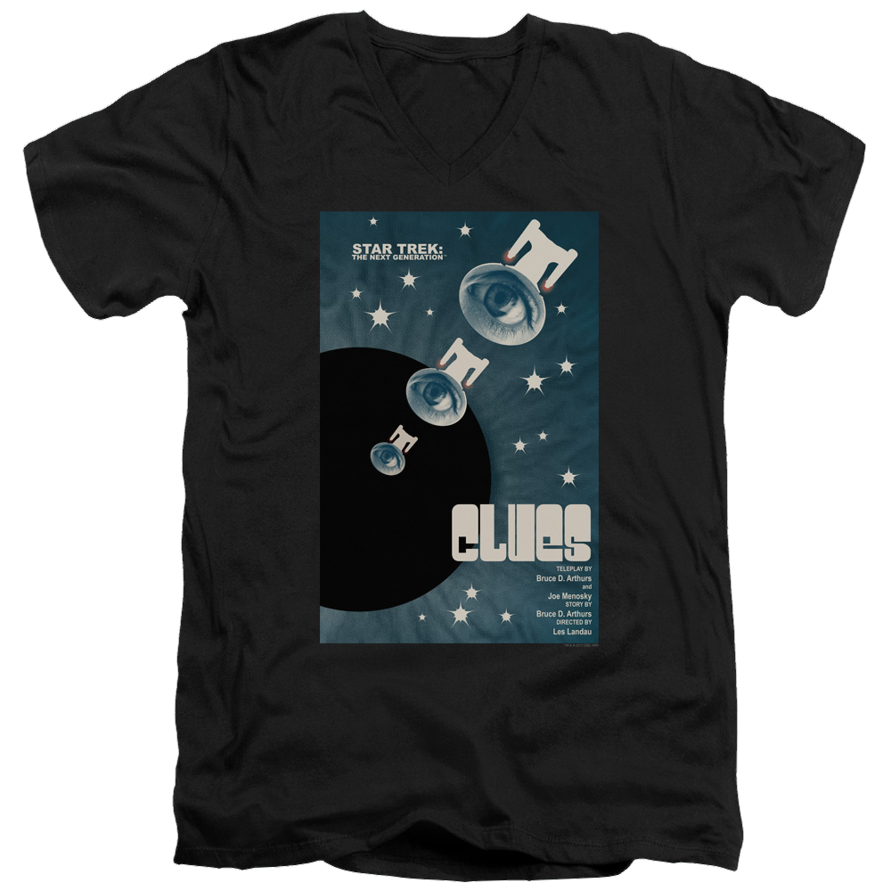 Star Trek The Next Generation Tng Season 4 Episode 14 - Men's V-Neck T-Shirt Men's V-Neck T-Shirt Star Trek   