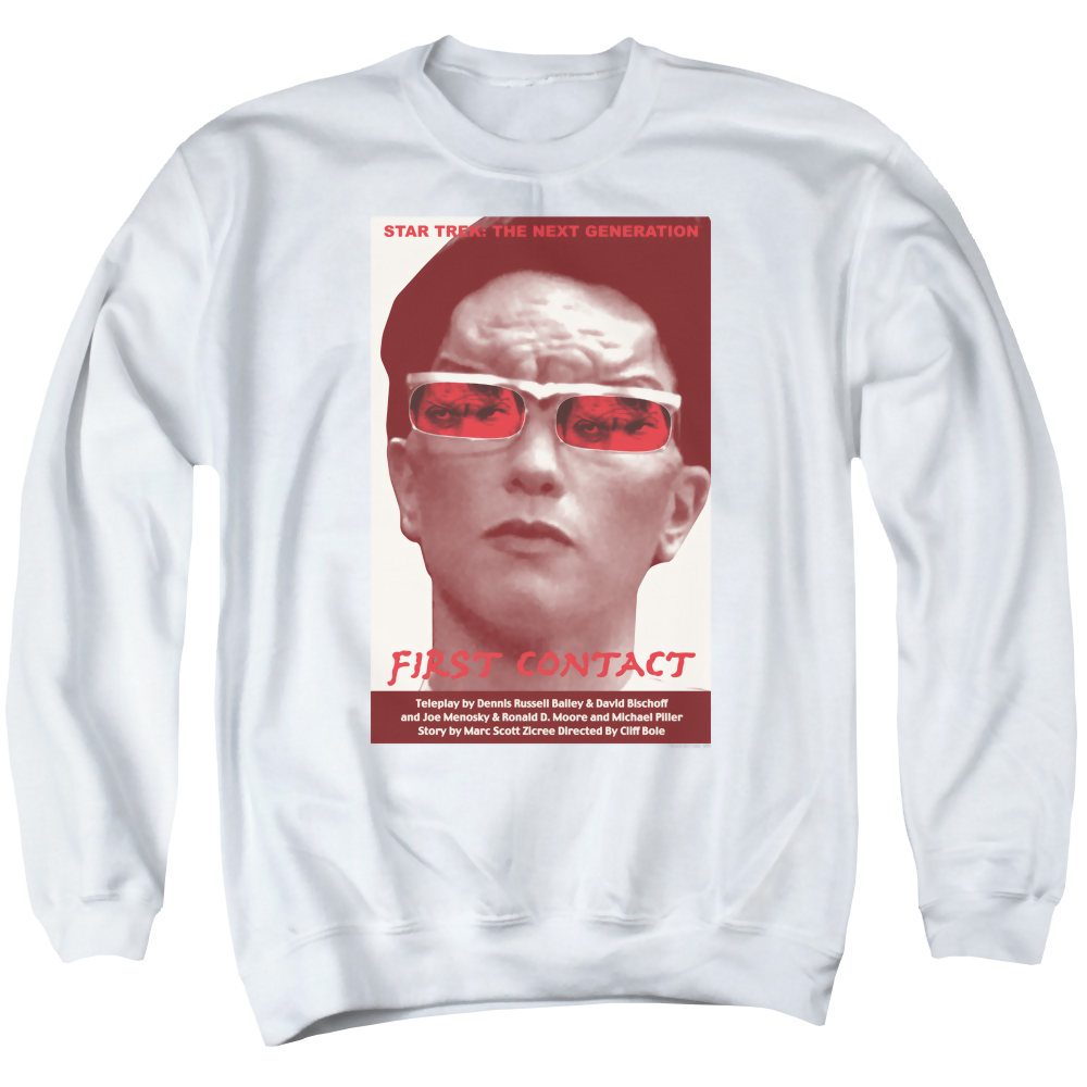 Star Trek The Next Generation Season 4 Episode 15 - Men's Crewneck Men's Crewneck Sweatshirt Star Trek   