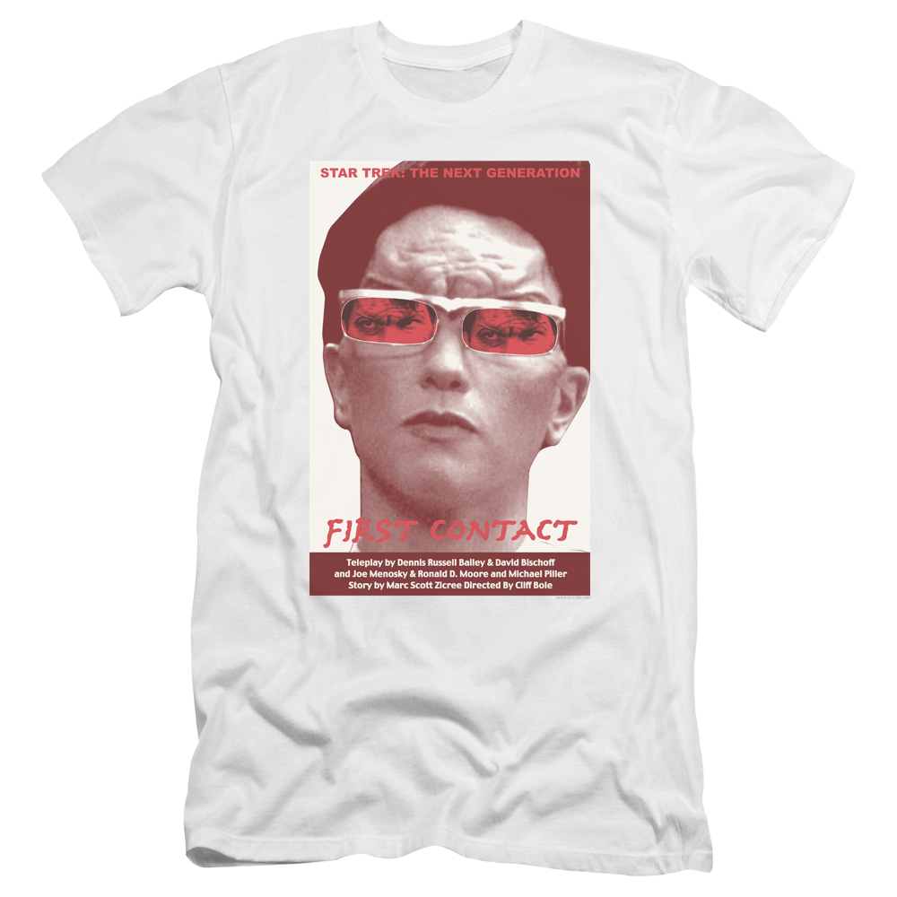 Star Trek The Next Generation Tng Season 4 Episode 15 - Men's Premium Slim Fit T-Shirt Men's Premium Slim Fit T-Shirt Star Trek   