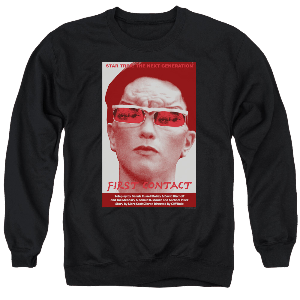 Star Trek The Next Generation Tng S4 Ep15 - Men's Crewneck Sweatshirt Men's Crewneck Sweatshirt Star Trek   