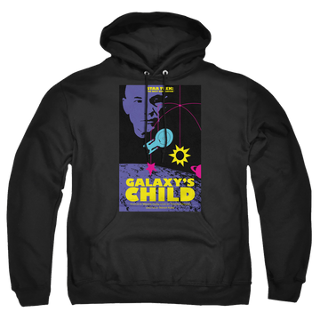 Black pullover hoodie with Star Trek The Next Generation Tng Season 4 Episode 16 graphic