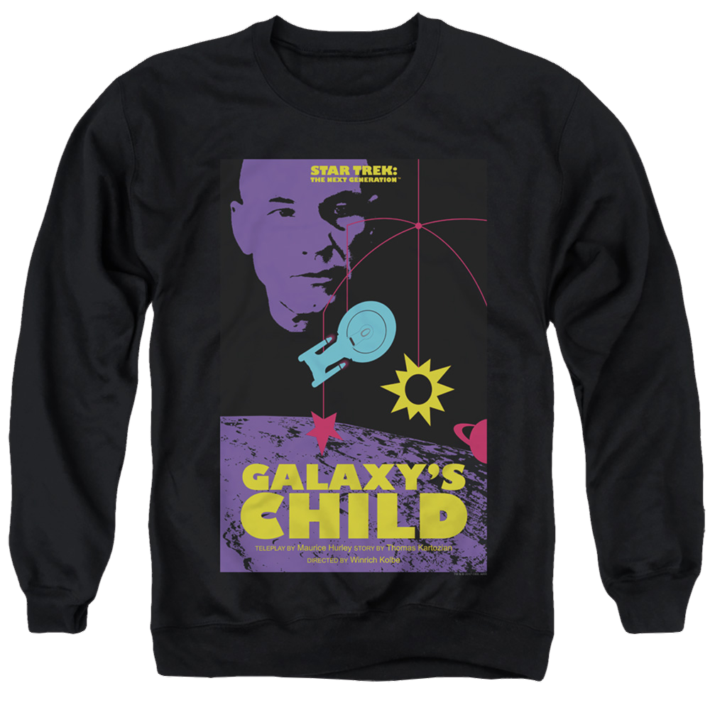 Star Trek The Next Generation Tng S4 Ep16 - Men's Crewneck Sweatshirt Men's Crewneck Sweatshirt Star Trek   