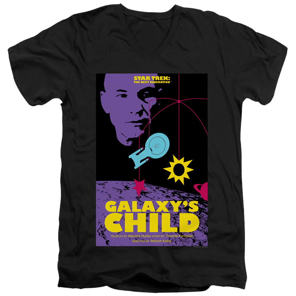 Star Trek The Next Generation Tng Season 4 Episode 16 - Men's V-Neck T-Shirt Men's V-Neck T-Shirt Star Trek   