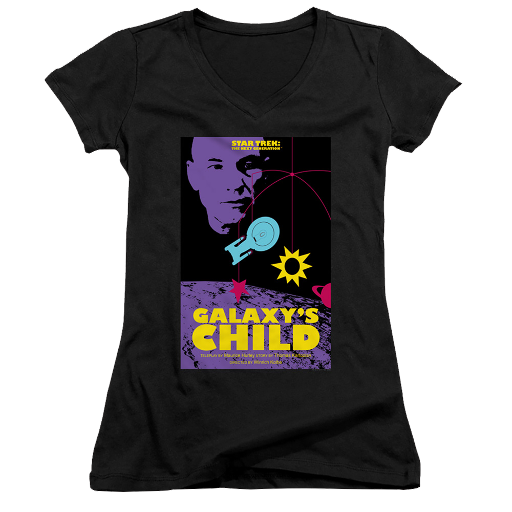 Star Trek The Next Generation Tng Season 4 Episode 16 - Juniors V-Neck T-Shirt Juniors V-Neck T-Shirt Star Trek   