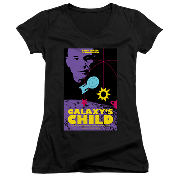 Star Trek The Next Generation Tng Season 4 Episode 16 - Juniors V-Neck T-Shirt Juniors V-Neck T-Shirt Star Trek   