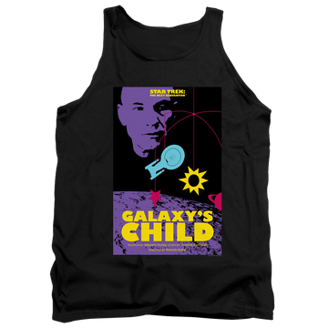 Black men's tank with Star Trek The Next Generation Tng Season 4 Episode 16 graphic