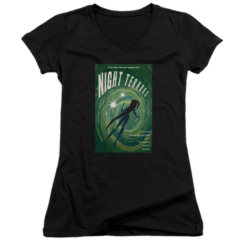 Star Trek The Next Generation Tng Season 4 Episode 17 - Juniors V-Neck T-Shirt Juniors V-Neck T-Shirt Star Trek   