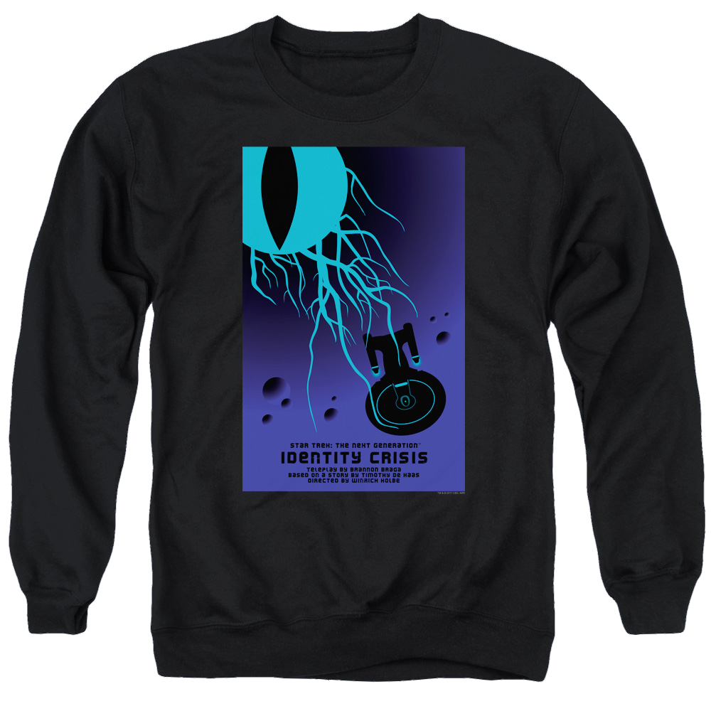 Star Trek The Next Generation Tng S4 Ep18 - Men's Crewneck Sweatshirt Men's Crewneck Sweatshirt Star Trek   