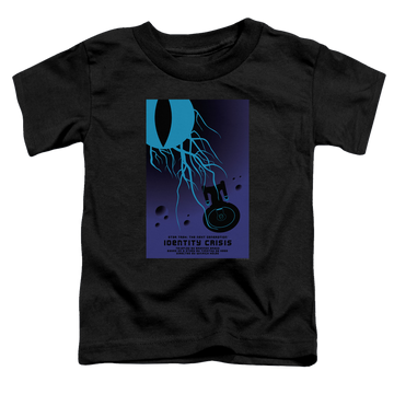Black toddler t-shirt with Star Trek The Next Generation Tng Season 4 Episode 18 graphic