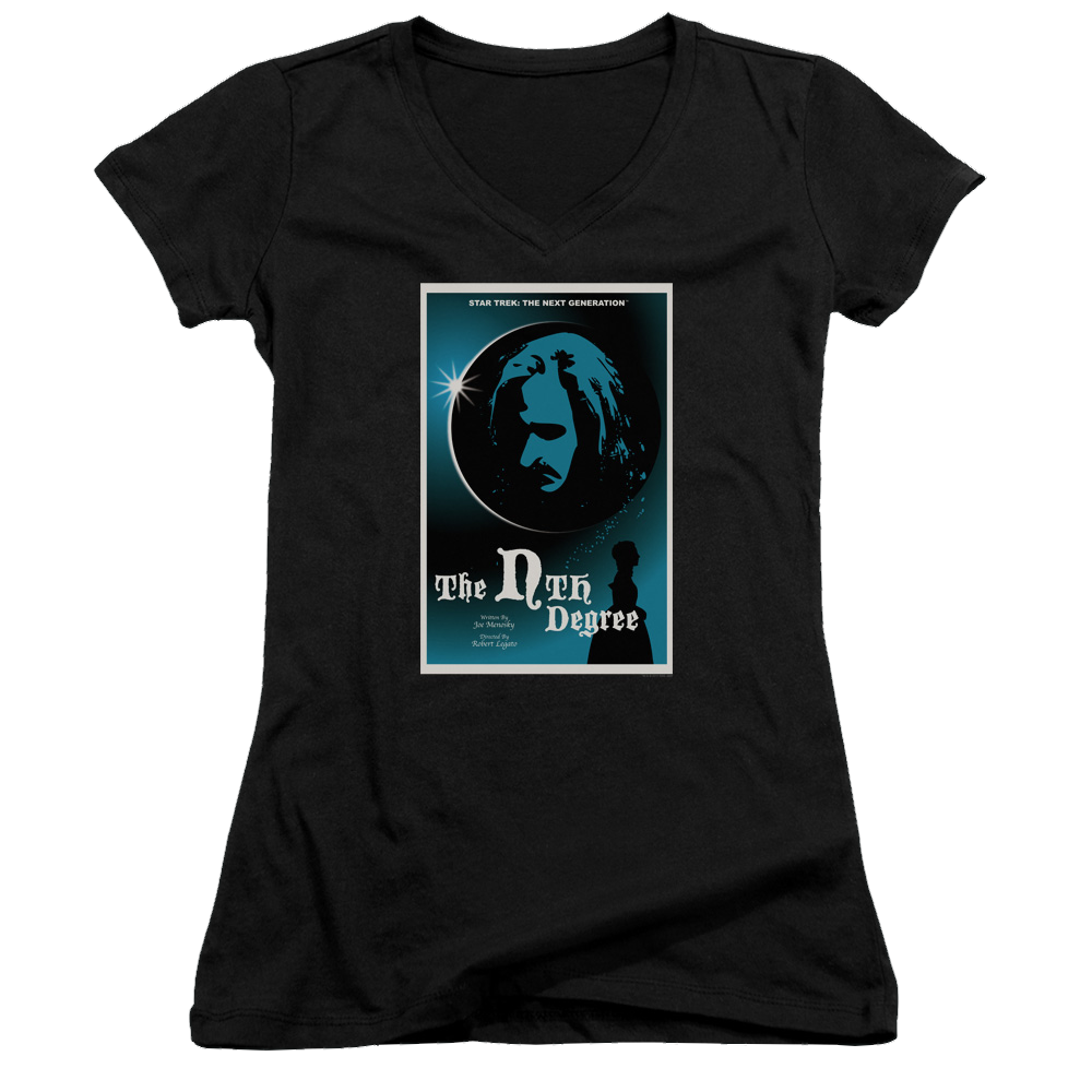 Star Trek The Next Generation Tng Season 4 Episode 19 - Juniors V-Neck T-Shirt Juniors V-Neck T-Shirt Star Trek   