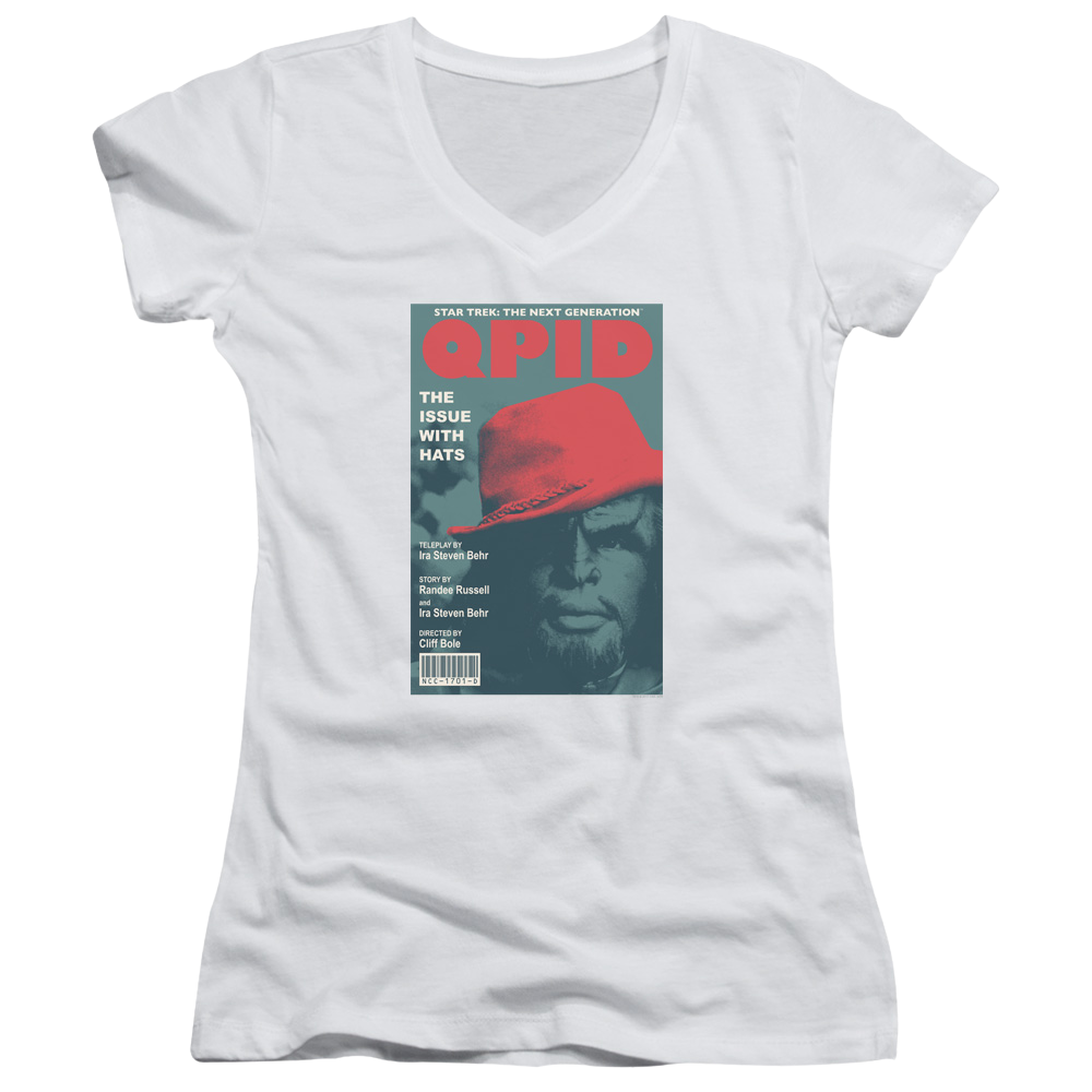 Star Trek The Next Generation Tng Season 4 Episode 20 - Juniors V-Neck T-Shirt Juniors V-Neck T-Shirt Star Trek   