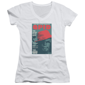 Star Trek The Next Generation Tng Season 4 Episode 20 - Juniors V-Neck T-Shirt Juniors V-Neck T-Shirt Star Trek   