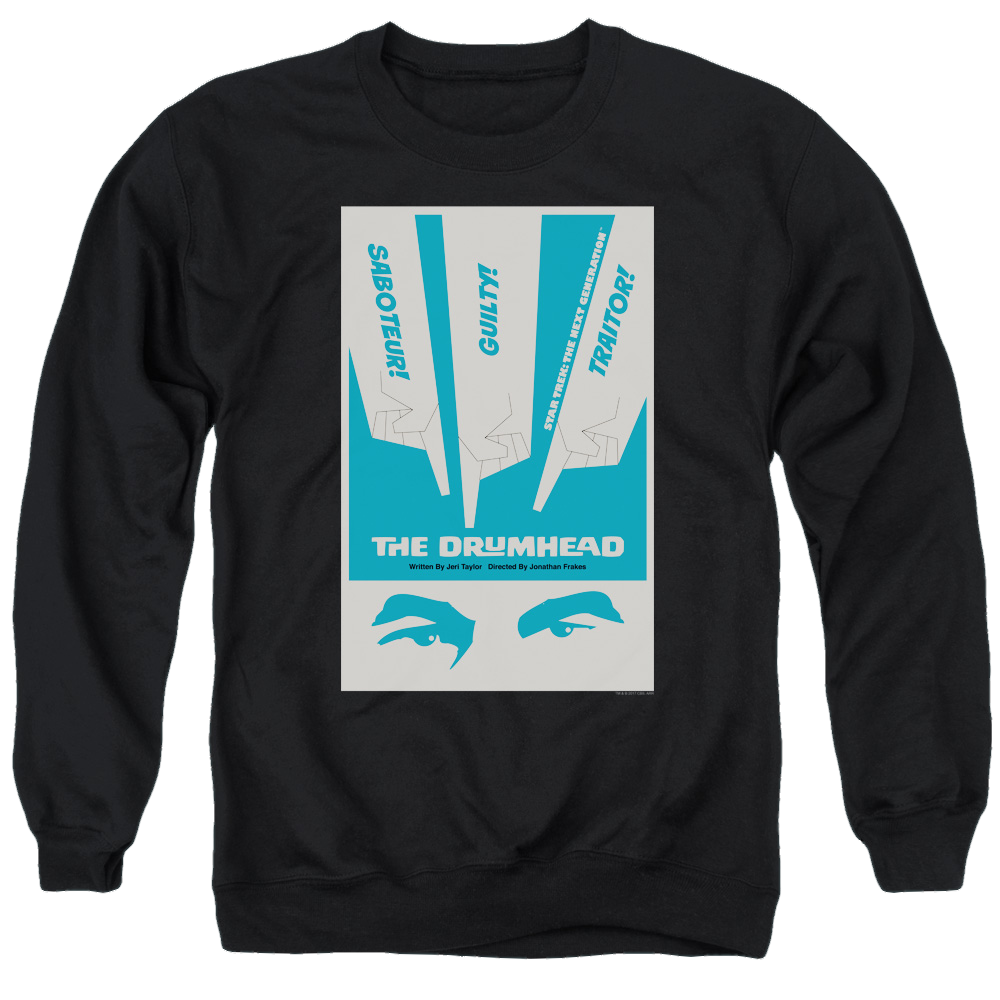Star Trek The Next Generation Tng S4 Ep21 - Men's Crewneck Sweatshirt Men's Crewneck Sweatshirt Star Trek   
