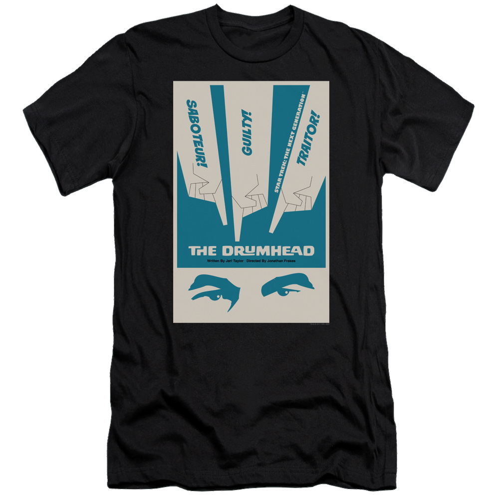Star Trek The Next Generation Tng Season 4 Episode 21 - Men's Premium Slim Fit T-Shirt Men's Premium Slim Fit T-Shirt Star Trek   