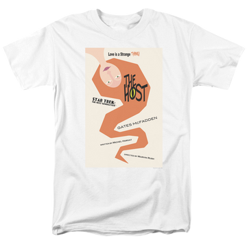 White men's regular fit t-shirt with Star Trek The Next Generation Season 4 Episode 23 graphic