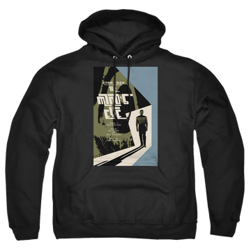 Black pullover hoodie with Star Trek The Next Generation Tng Season 4 Episode 24 graphic
