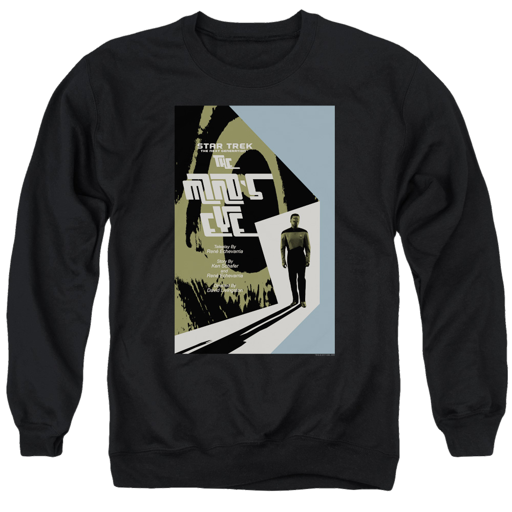 Star Trek The Next Generation Tng S4 Ep24 - Men's Crewneck Sweatshirt Men's Crewneck Sweatshirt Star Trek   