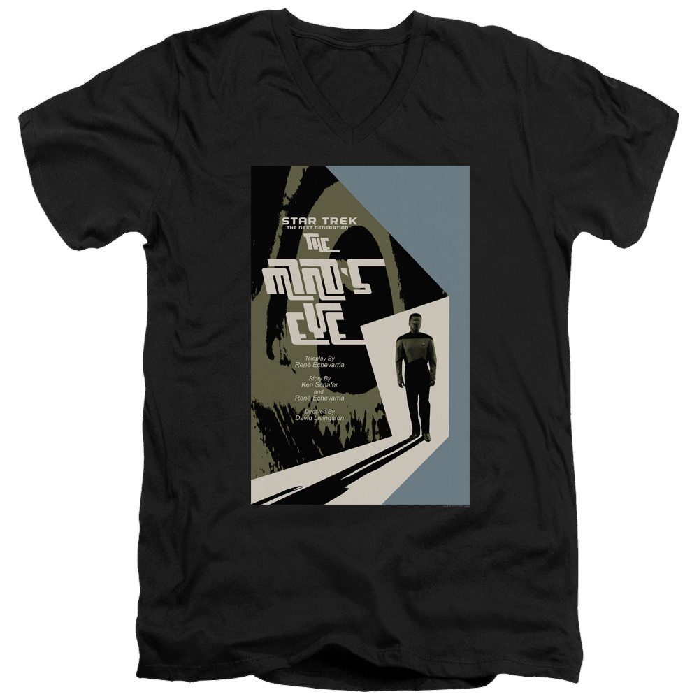 Star Trek The Next Generation Tng Season 4 Episode 24 - Men's V-Neck T-Shirt Men's V-Neck T-Shirt Star Trek   